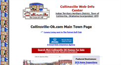 Desktop Screenshot of collinsville-ok.com